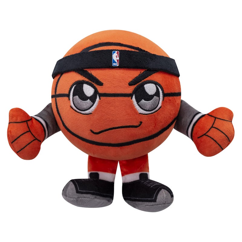 Bleacher Creatures Brooklyn Nets 8"" Kuricha Basketball Sitting Plush- Soft Chibi Inspired Plush - Image 1